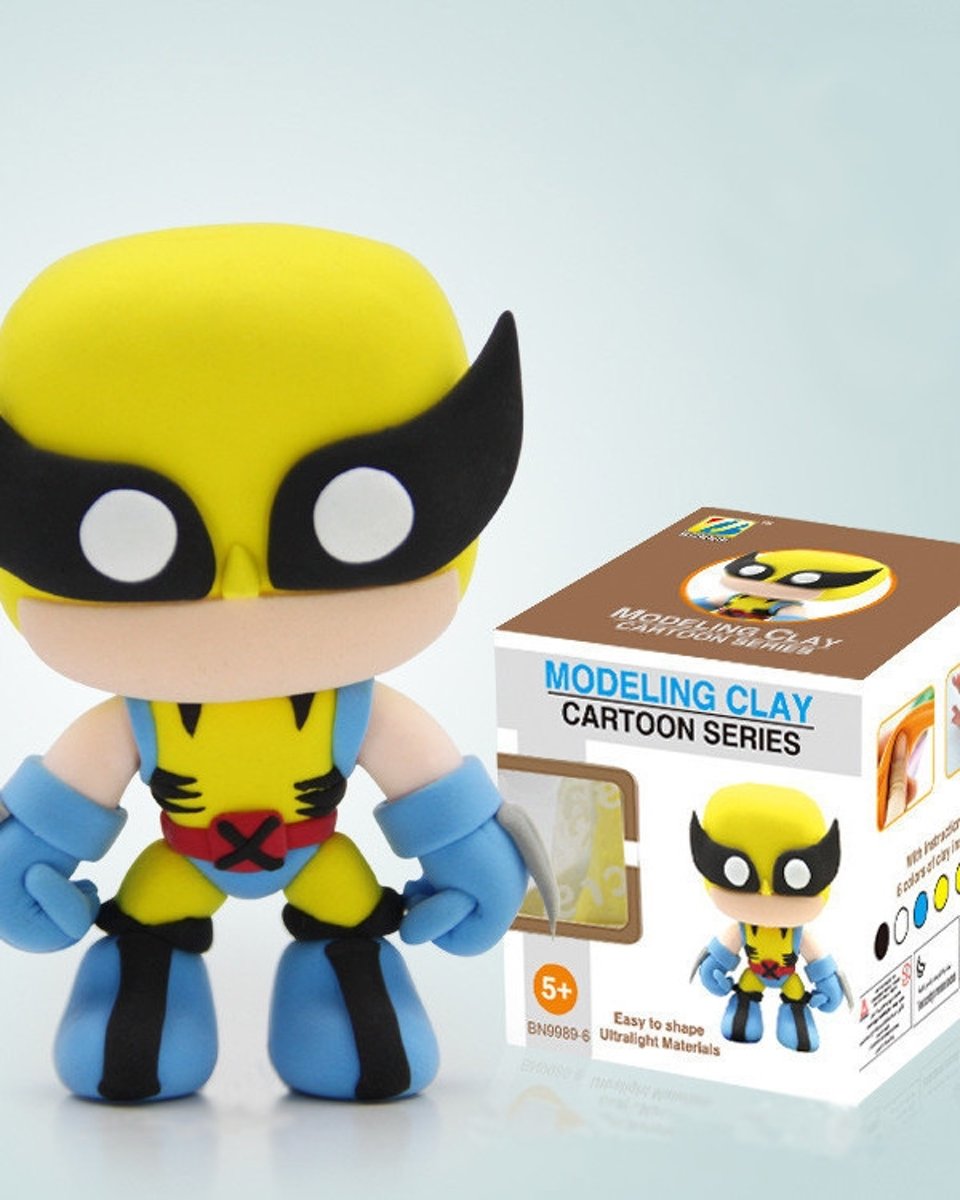 Cartoon Series Superhelden DIY Super Kleifiguren - Wolverine