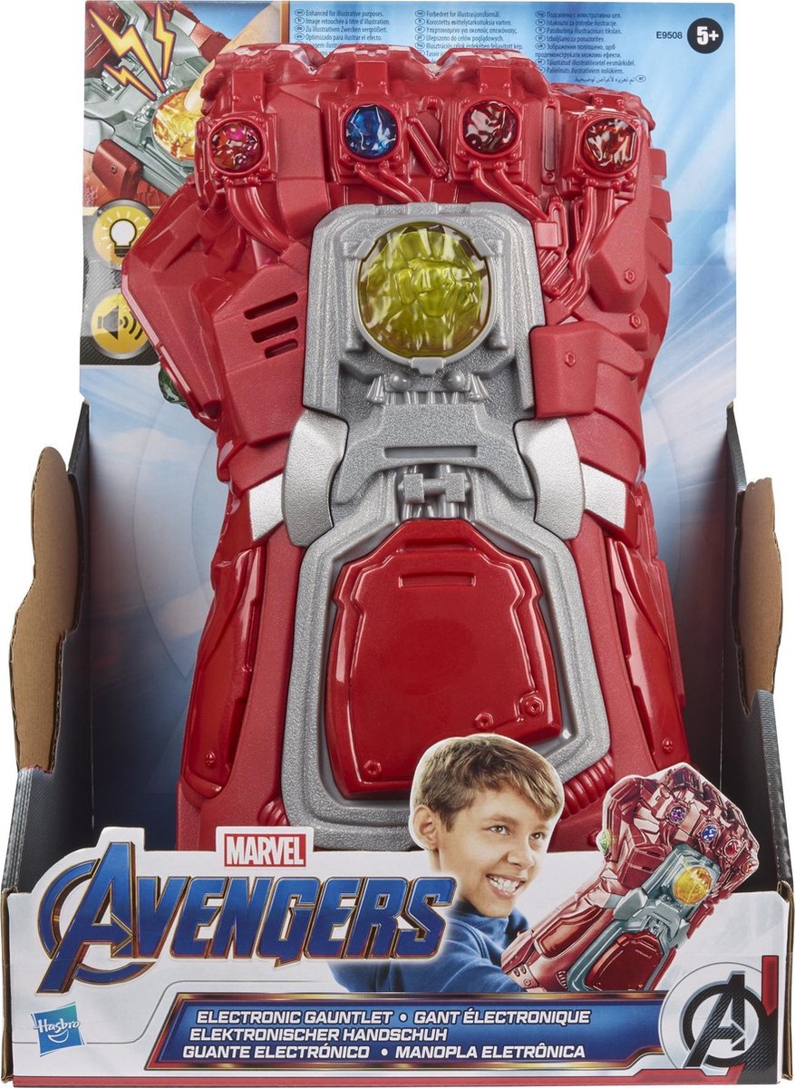 HASBRO - AVENGERS ENDGAME - Elektronische infinity handschoen rood