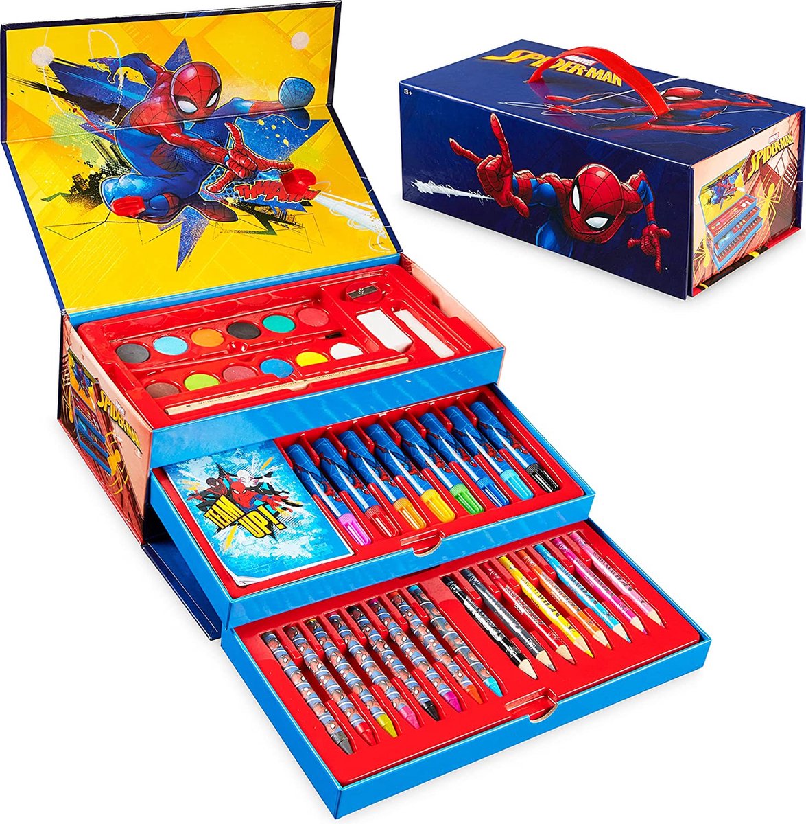 Marvel Art Set - Spiderman - voor kinderen - 40 stuks