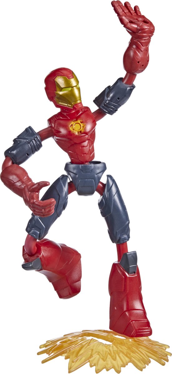 Marvel Avengers Bend N Flex Missions Iron Man Fire Mission - Speelfiguur