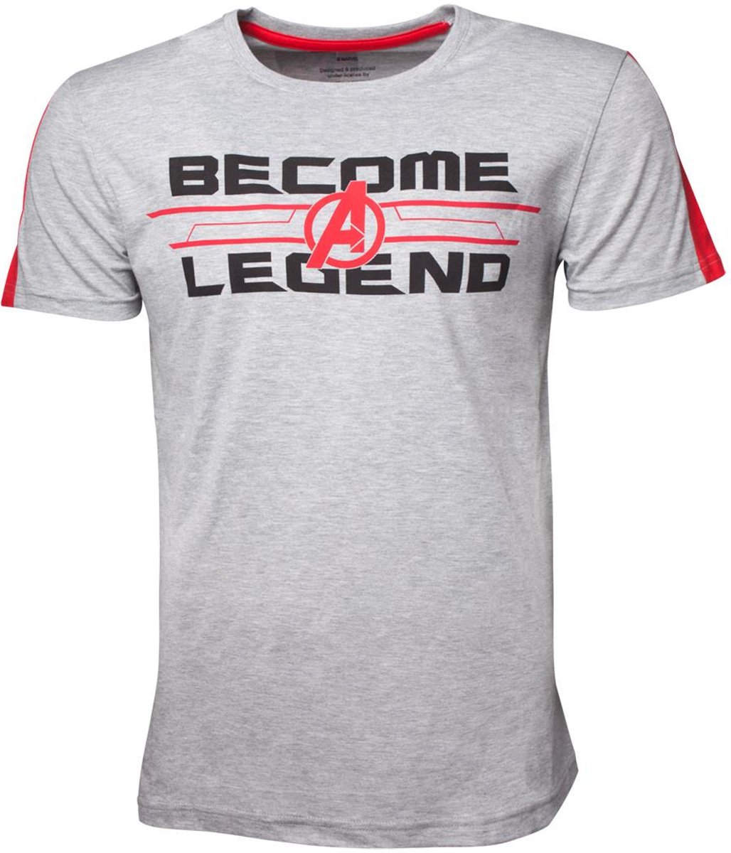 Marvel Avengers: Infinity War Heren Tshirt -S- Become A Legend Grijs