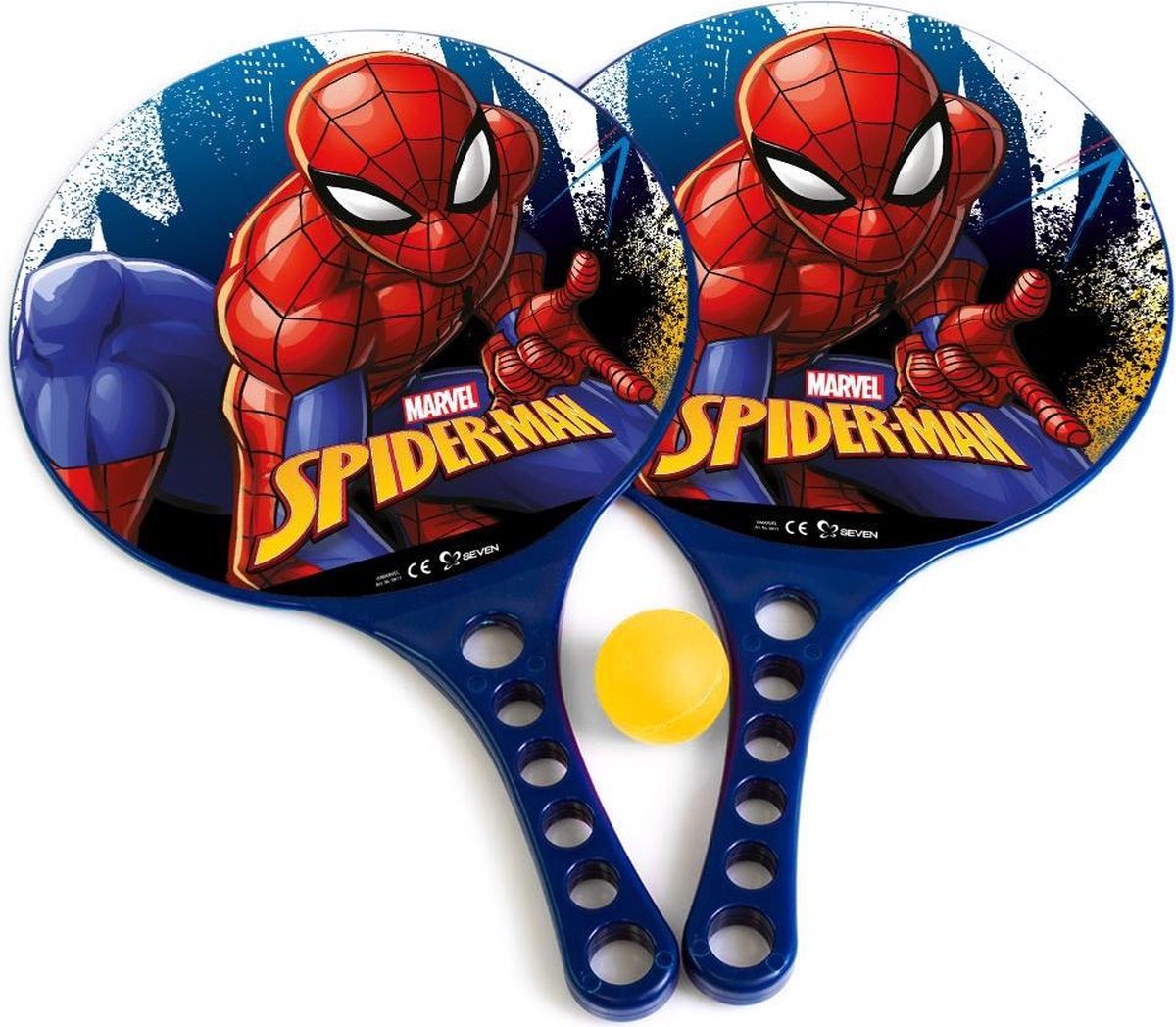 Marvel Beachbalset Spiderman Jongens 36,5 Cm Blauw 3-delig