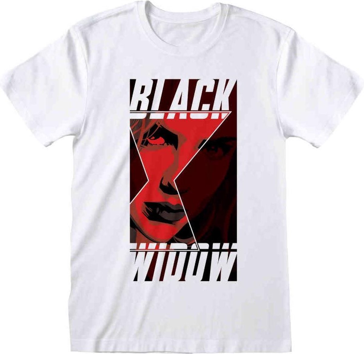 Marvel Black Widow Heren Tshirt -M- Box Image Wit