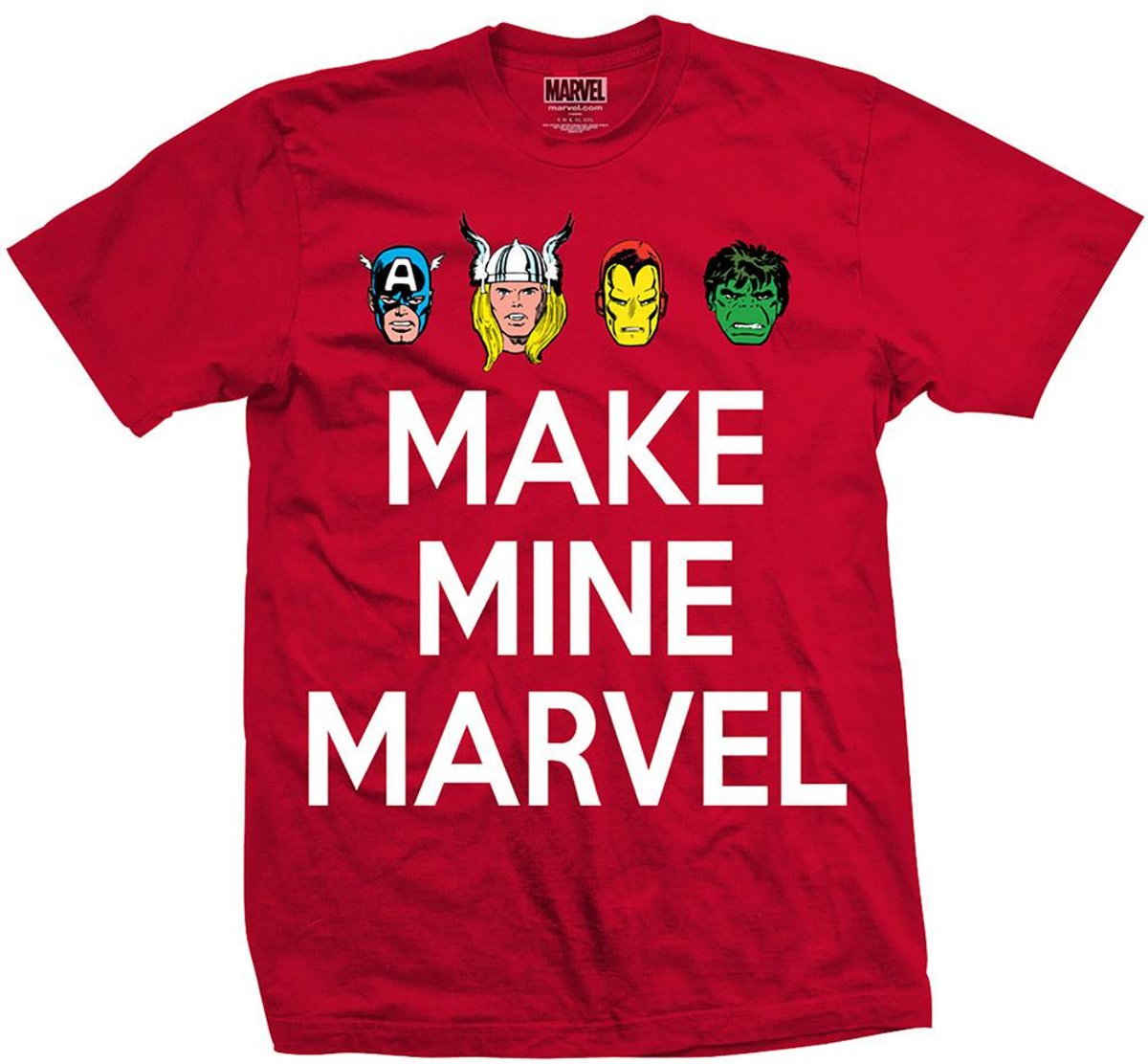 Marvel Comics - Make Mine heren unisex T-shirt rood - M