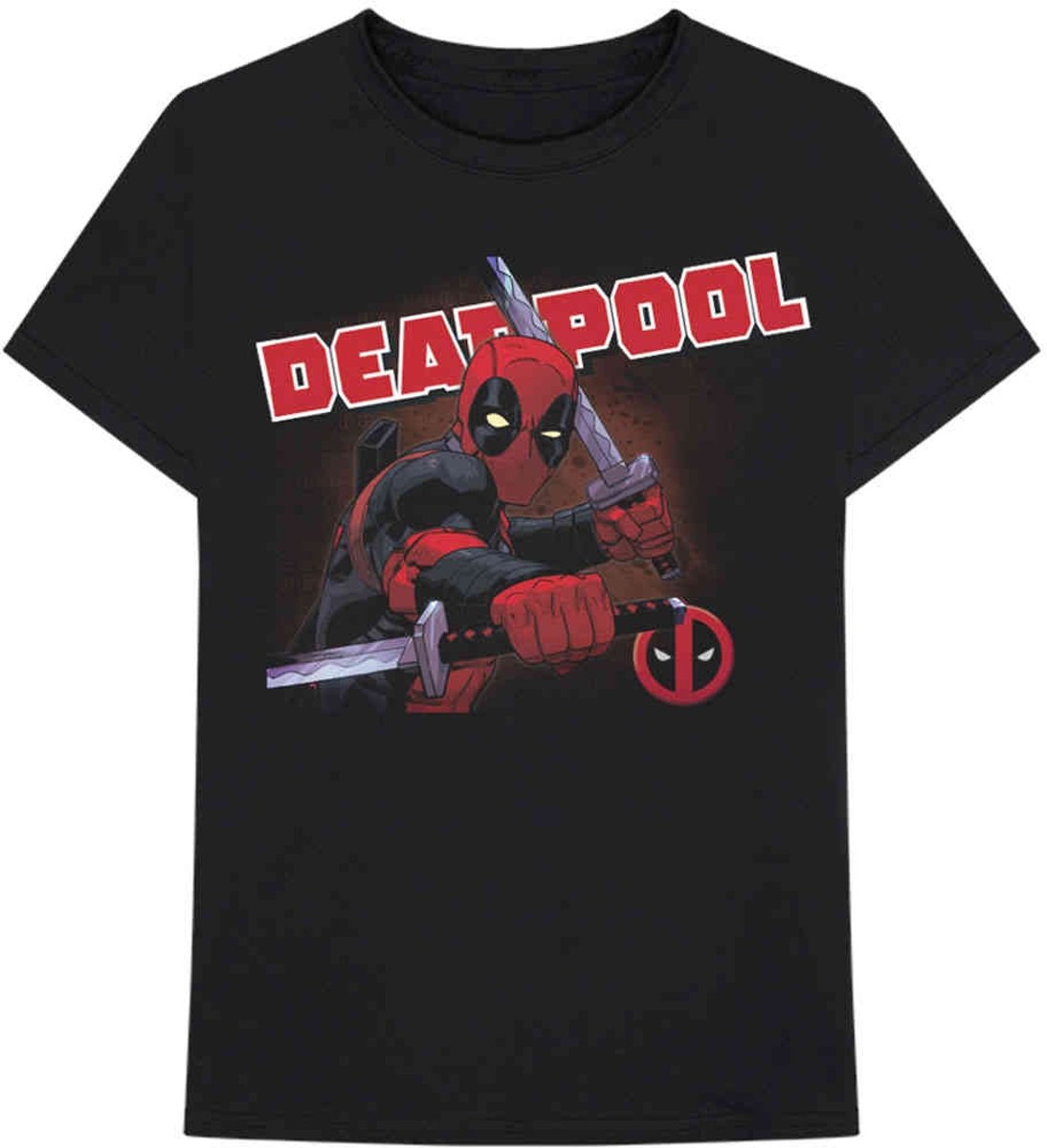 Marvel Deadpool Heren Tshirt -M- Deadpool Cover Zwart