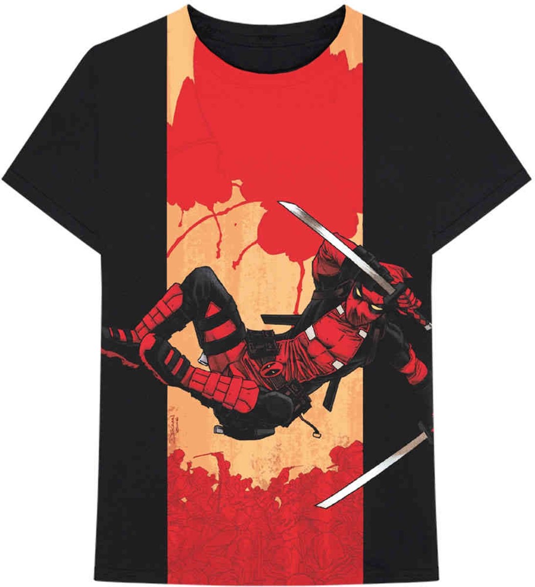 Marvel Deadpool Heren Tshirt -XL- Deadpool Samurai Zwart