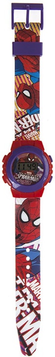 Marvel Digitaal Horloge Spider-man Rood/paars