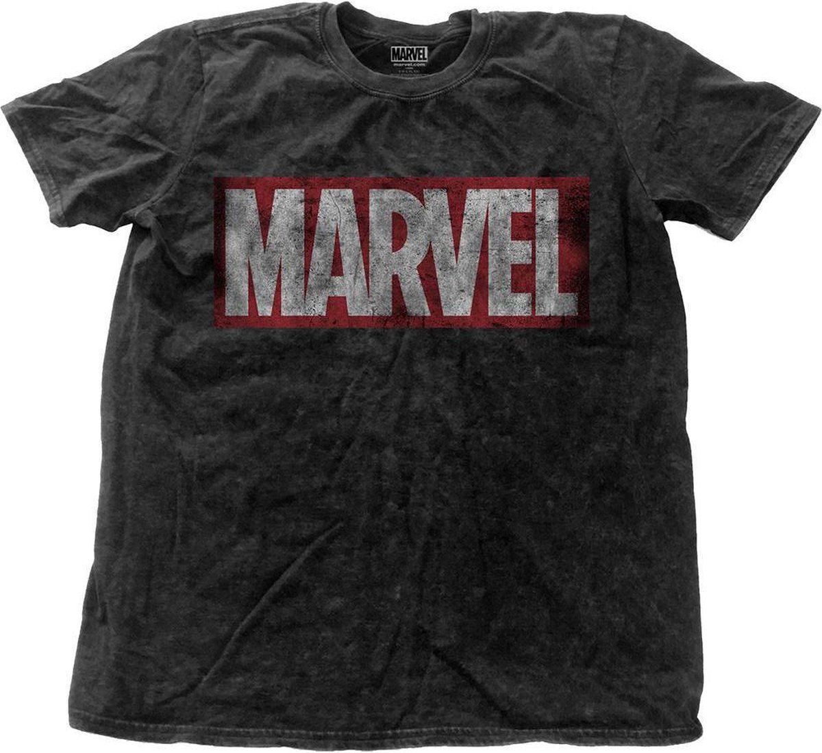 Marvel Heren Tshirt -2XL- Vintage Logo Zwart