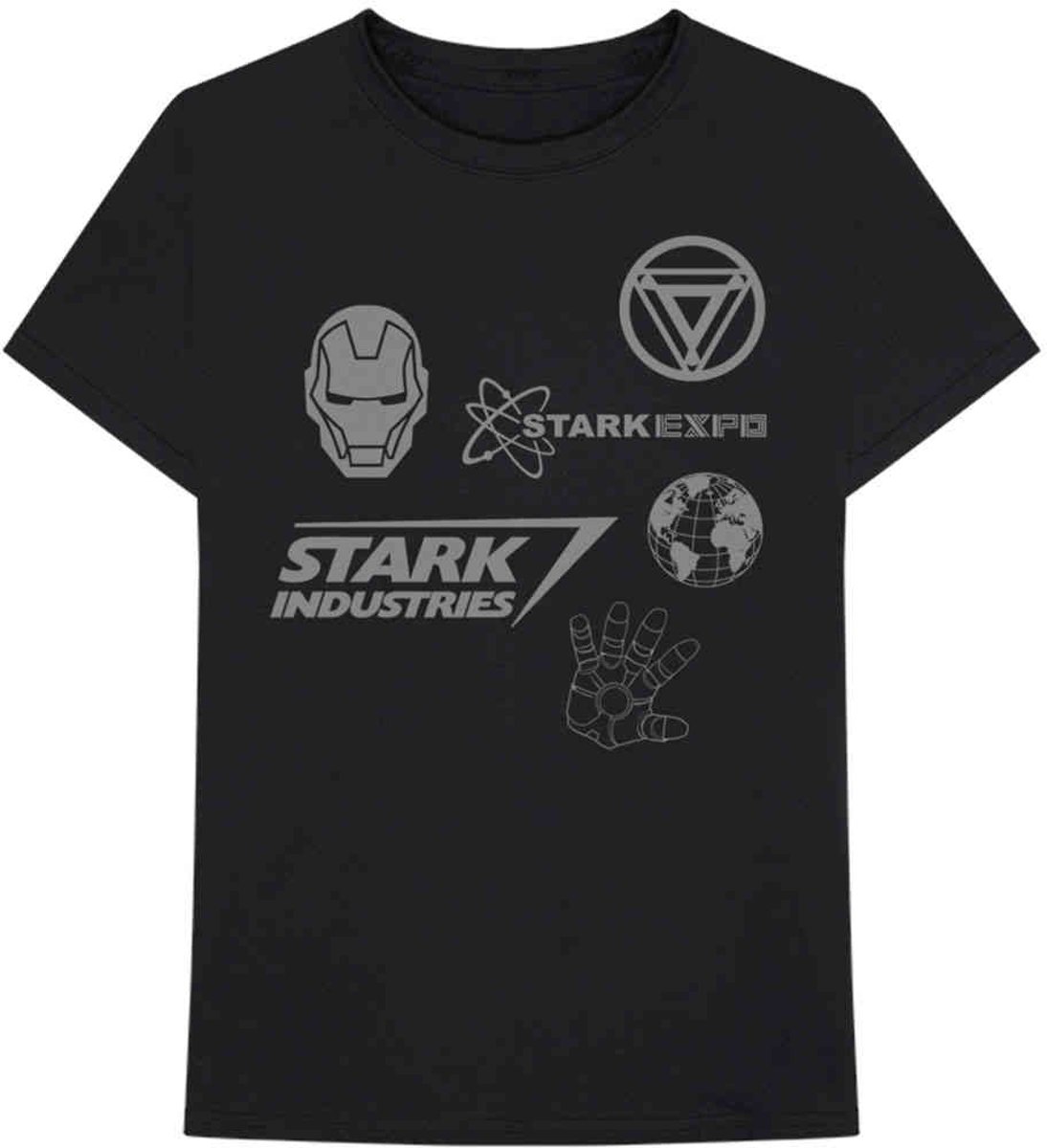 Marvel Iron Man Heren Tshirt -L- Iron Man Stark Expo Zwart