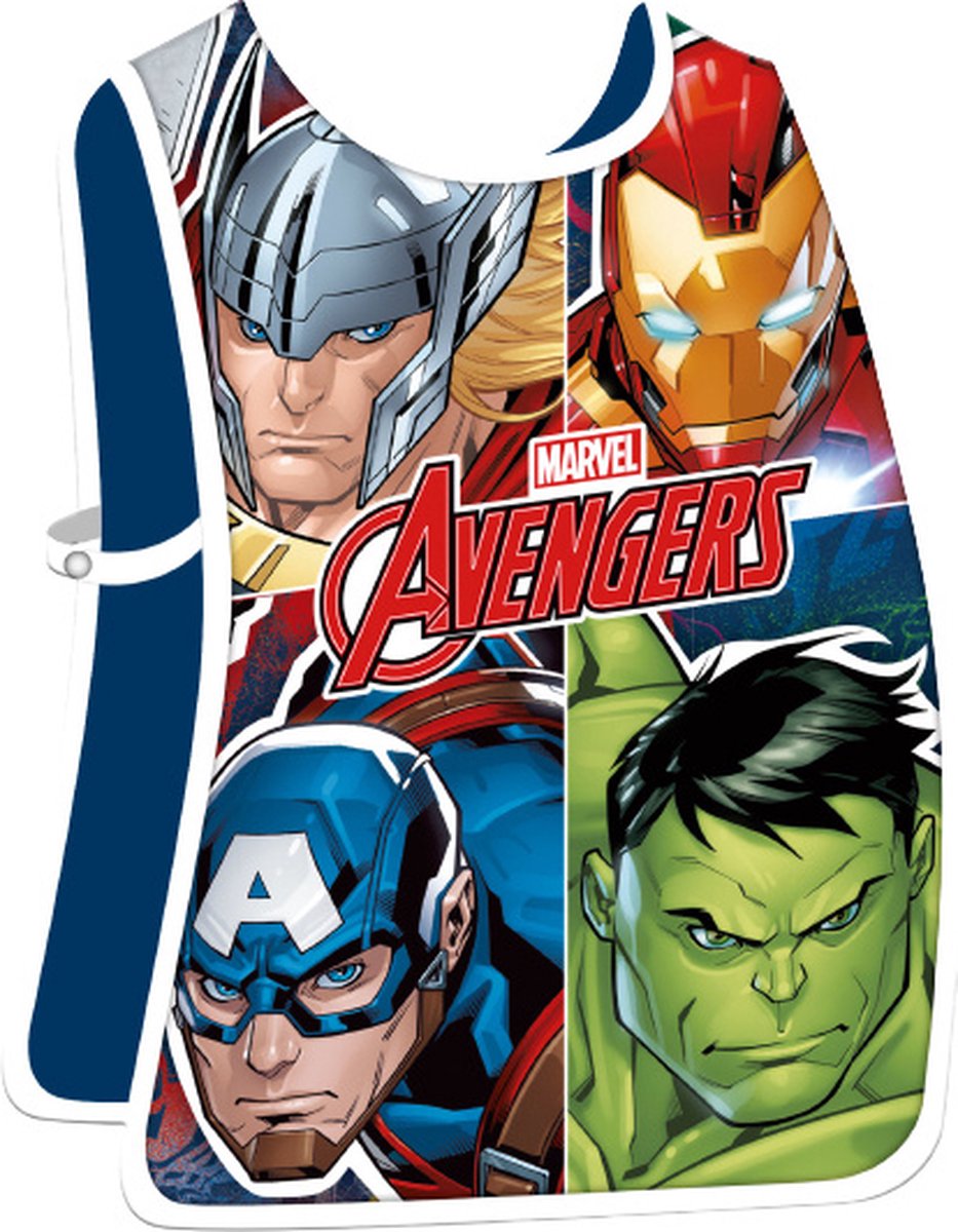 Marvel Knutselschort Avengers Junior Polyester Blauw/groen