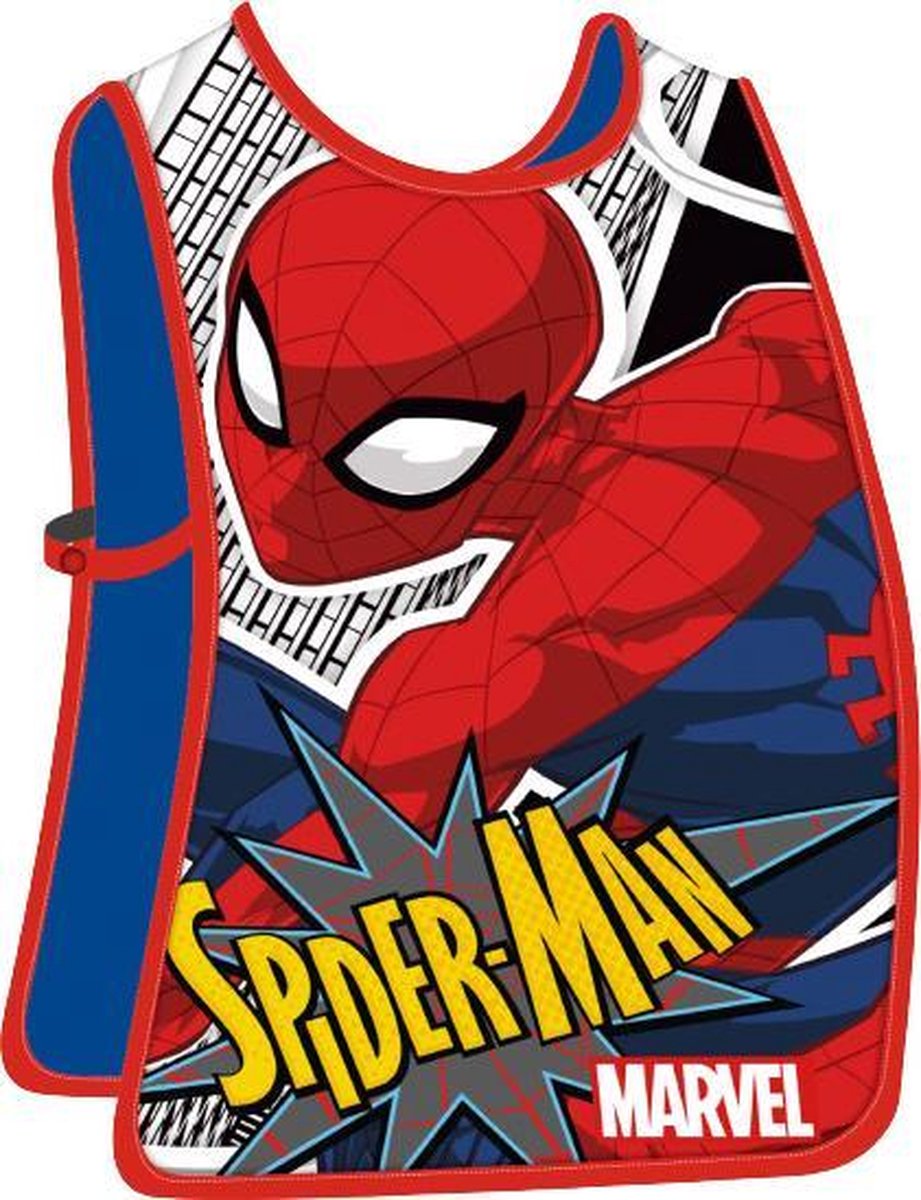 Marvel Knutselschort Spider-man Junior Polyester Blauw/rood