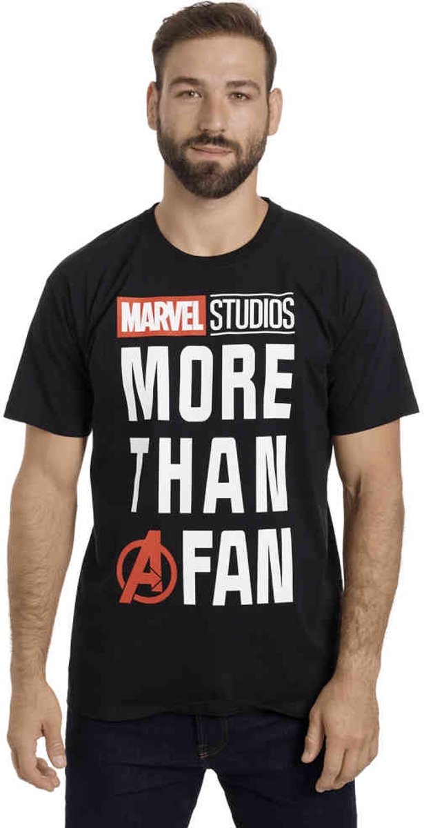 Marvel Marvel Heren Tshirt -S- Fan Zwart