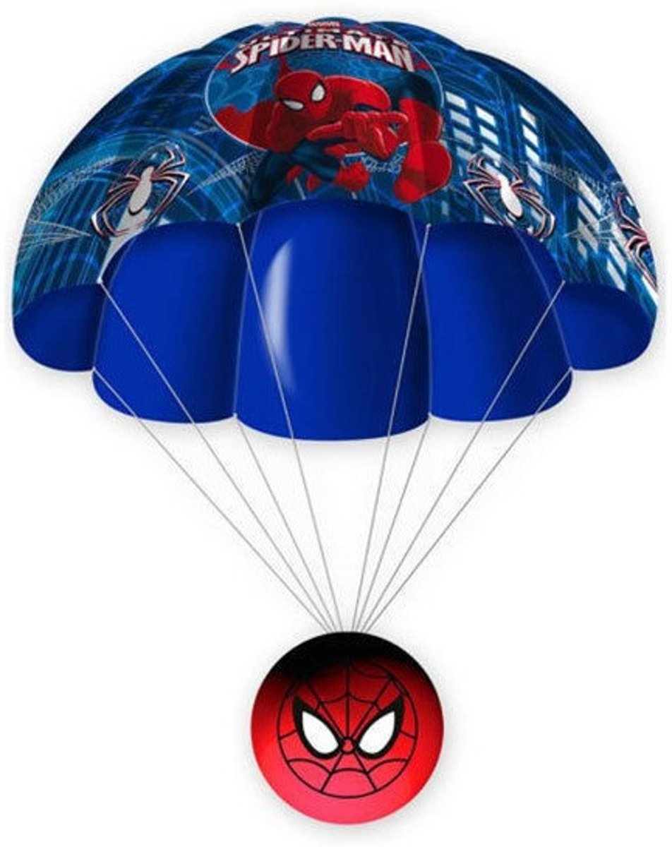 Marvel Parachute Avengers Spiderman 54 Cm Blauw/rood