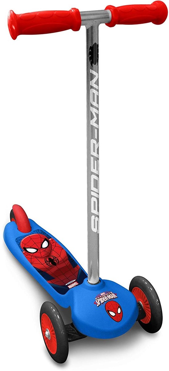 Marvel Spider-man 3-wiel Kinderstep - Step - Jongens - Blauw;Rood