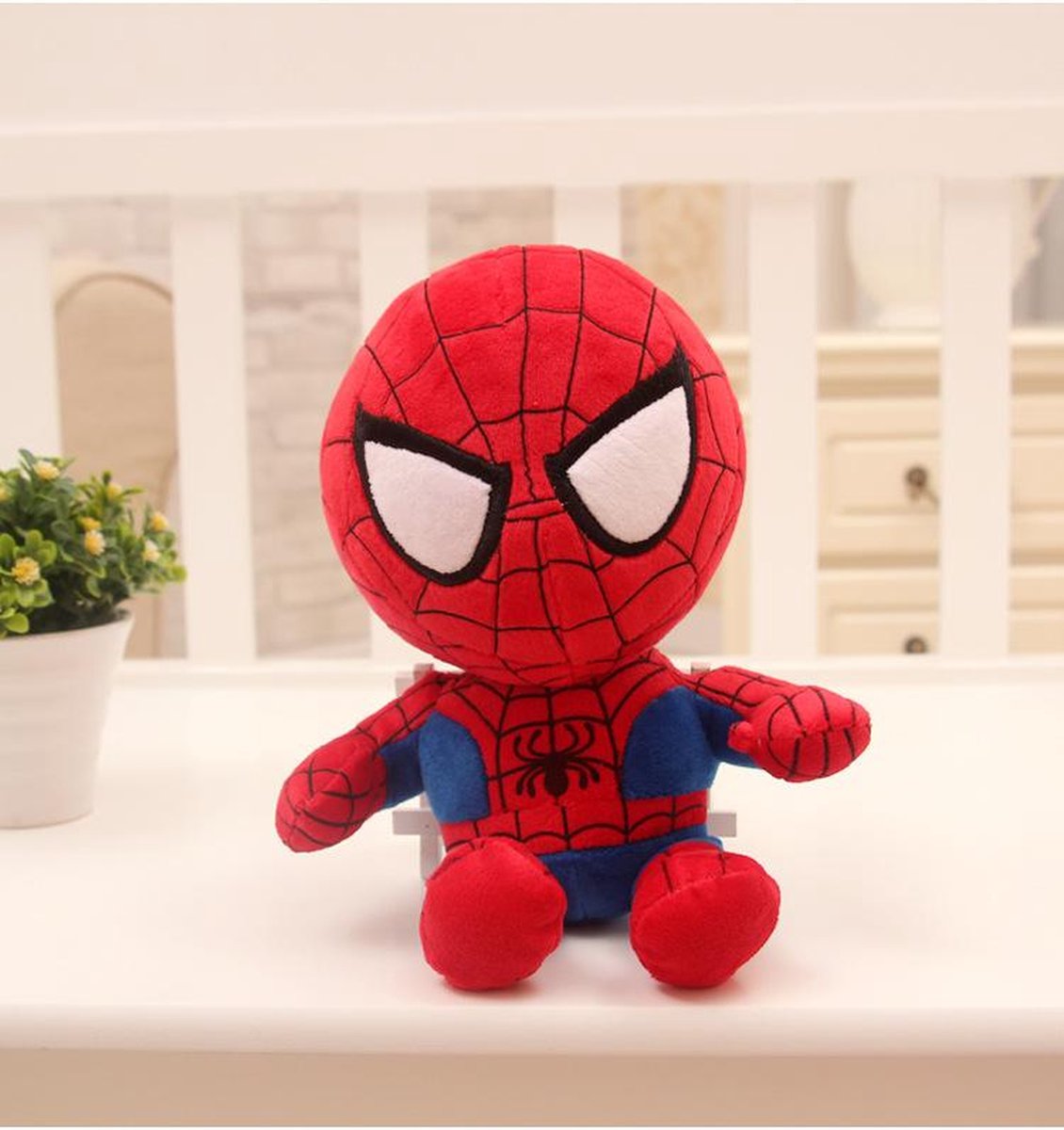 Marvel Spiderman Knuffel - Pluche 27cm - Kerstcadeau - Cadeau Kind