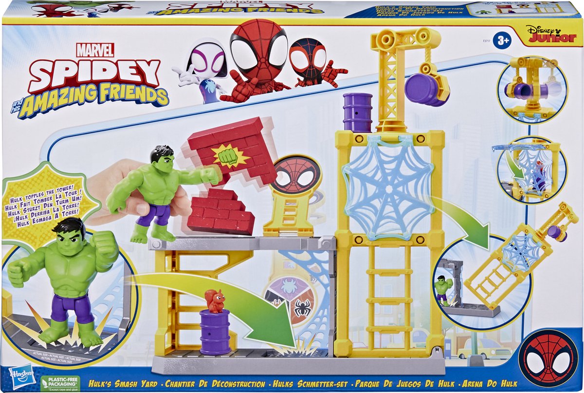 Marvel Spidey and His Amazing Friends Hulks Playset - Speelfiguur