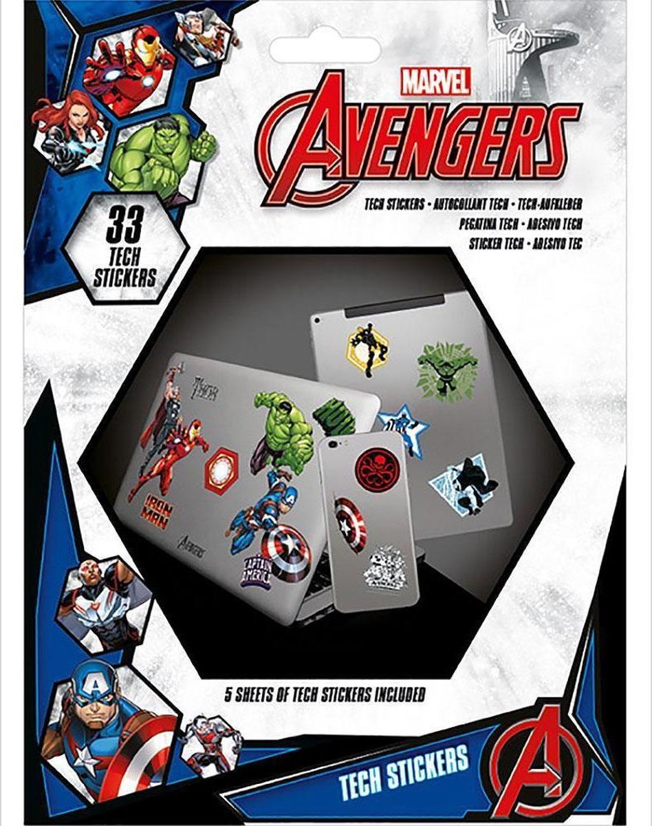 Marvel Wrekers Tech Stickers (Veelkleurig)