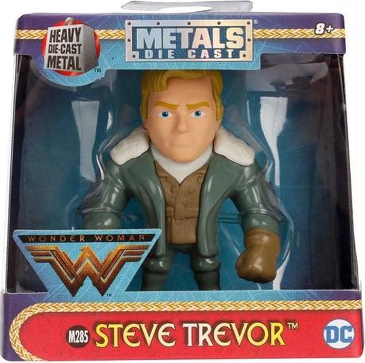 Metalen Steve Trevor figuur XL M 285 - marvel - justice league - figuren - speelgoed - DC comics - Viros