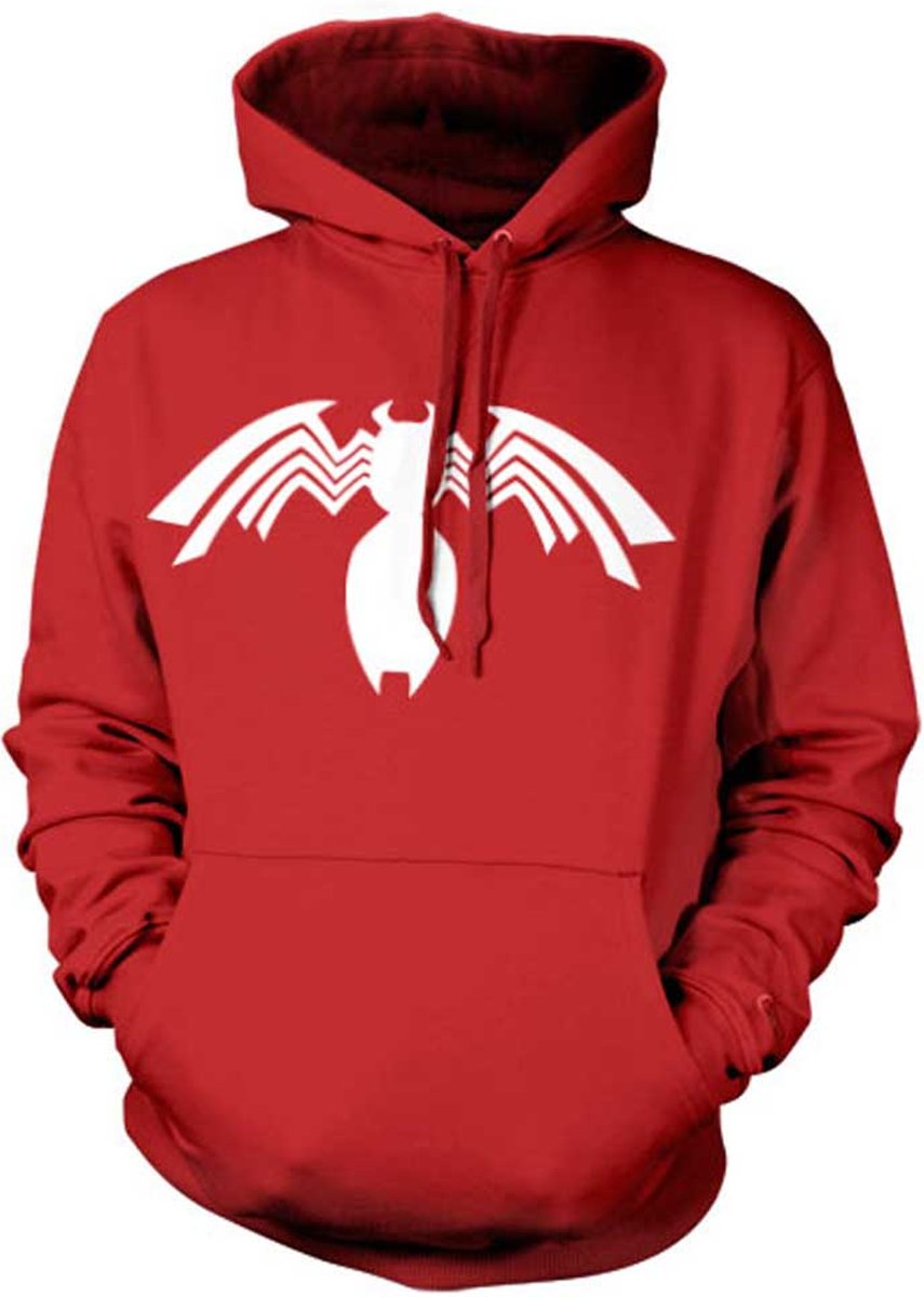 Spider-Man - Venom Icon heren unisex hoody trui rood - Superhelden comics merchandise - L - Hybris