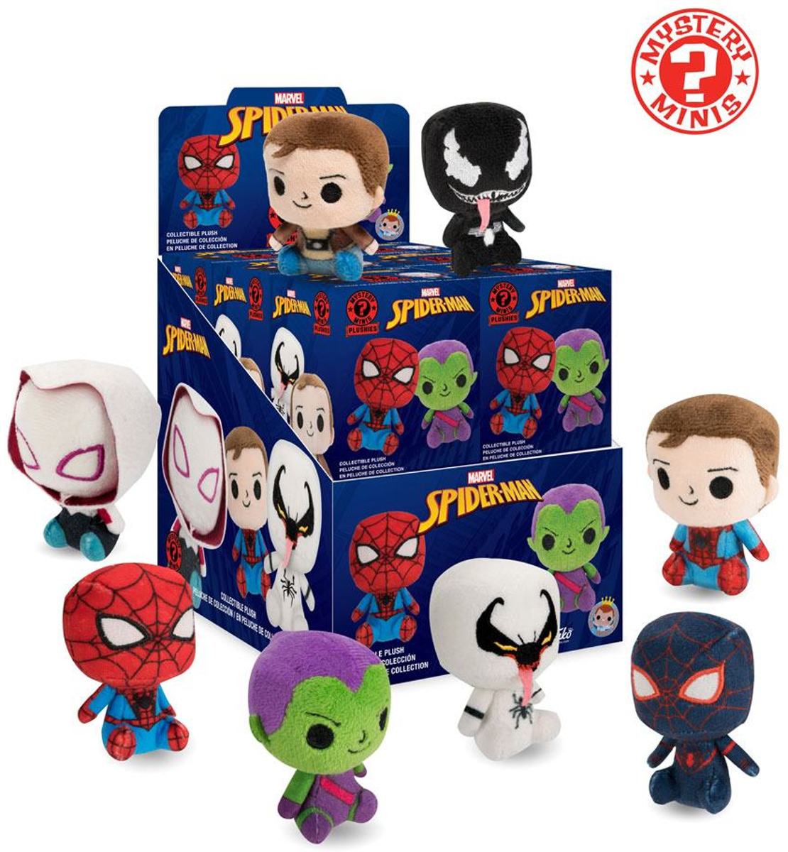 Spiderman Mystery plushies - 1 doosje