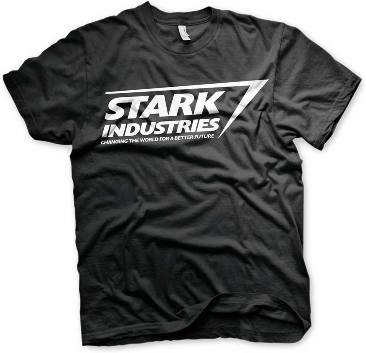 The Avengers - Stark Industries Logo unisex T-shirt zwart - Superhelden comics merchandise - M - Hybris