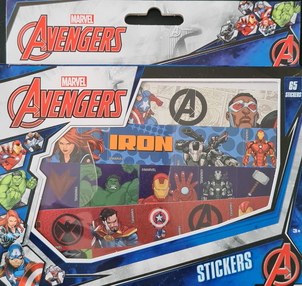 The Avengers Stickers - Kinderfeestje - Kleinigheidje - Cadeau - Marvel - Partijtje - Hulk - Captain America - Superhelden - Iron Man - Verjaardag - Thor - Black Widow - Hawkeye