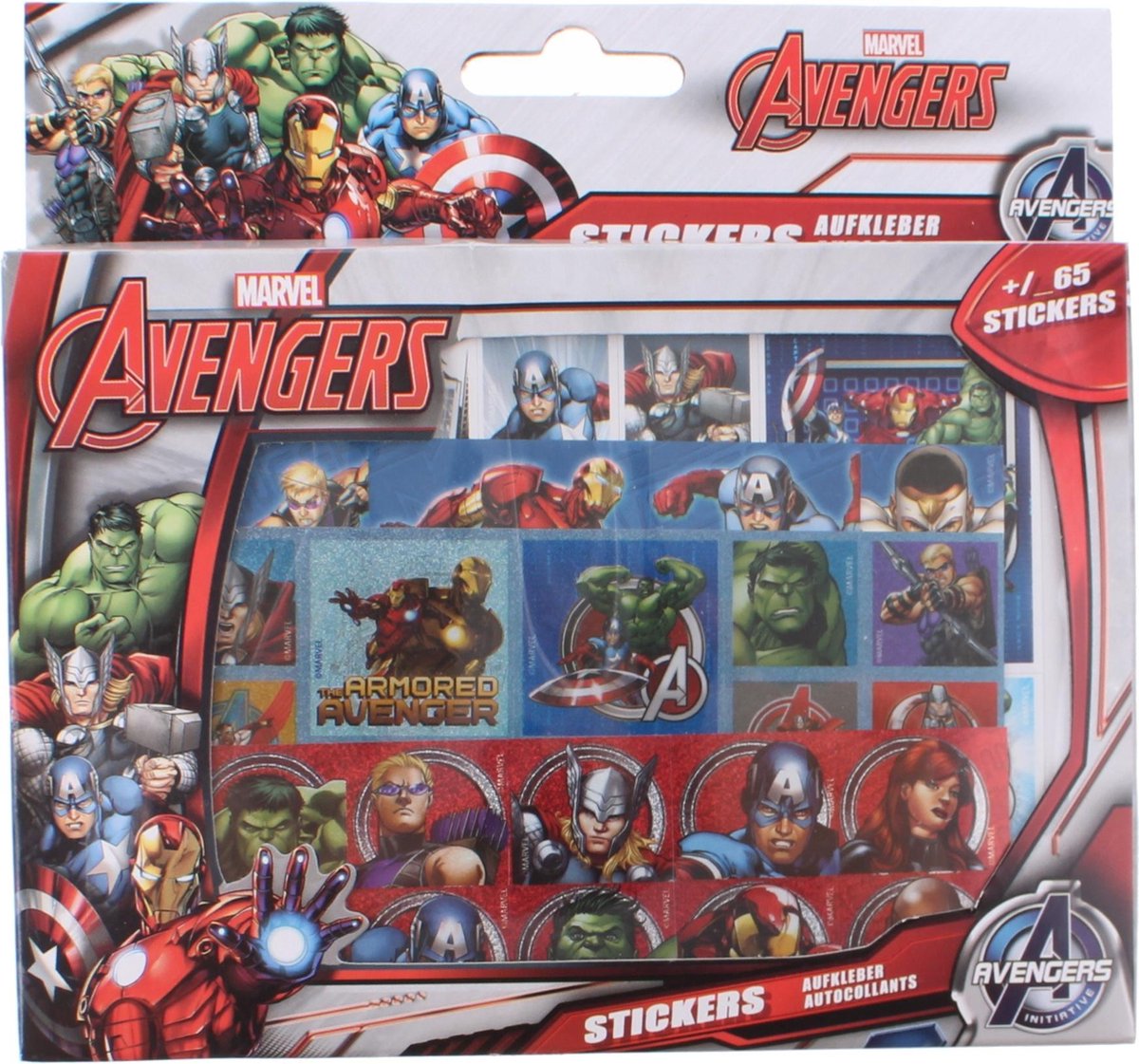 stickers Marvel Avengers 65 stuks