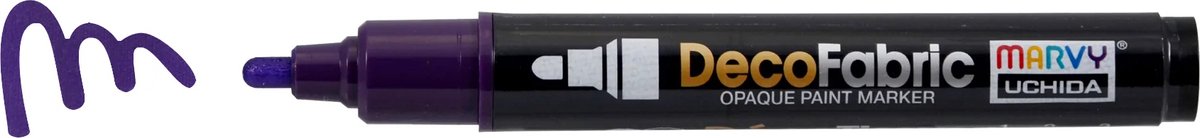 Marvy Uchida Deco Fabric Marker Violet