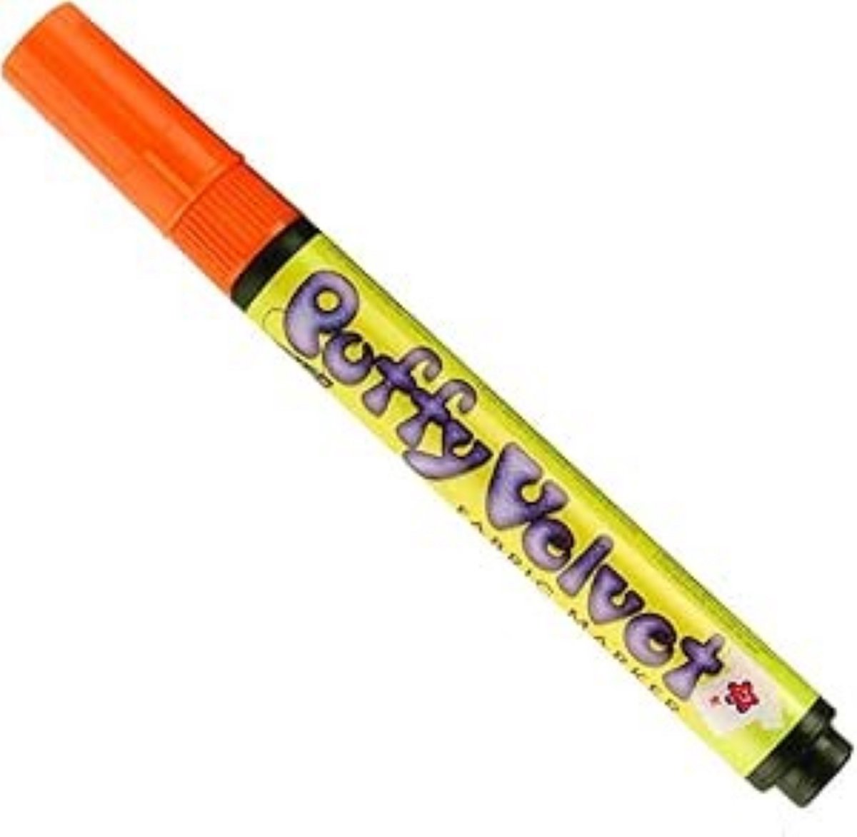 Marvy Uchida Puffy Velvet Textielstift Oranje