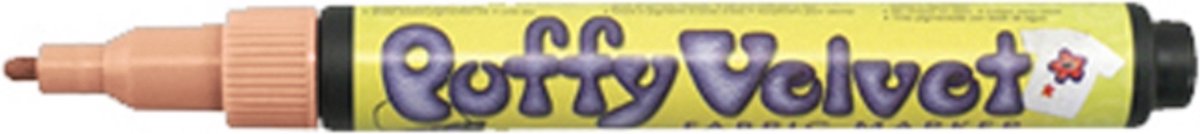 Marvy Uchida Puffy Velvet Textielstift Zalmroze