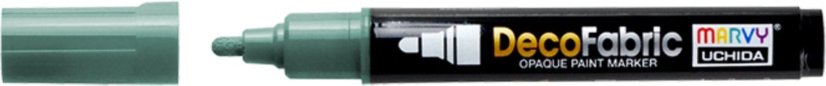 Marvy Uchida Textiel Verfmarker Bold Parelmoer Groen