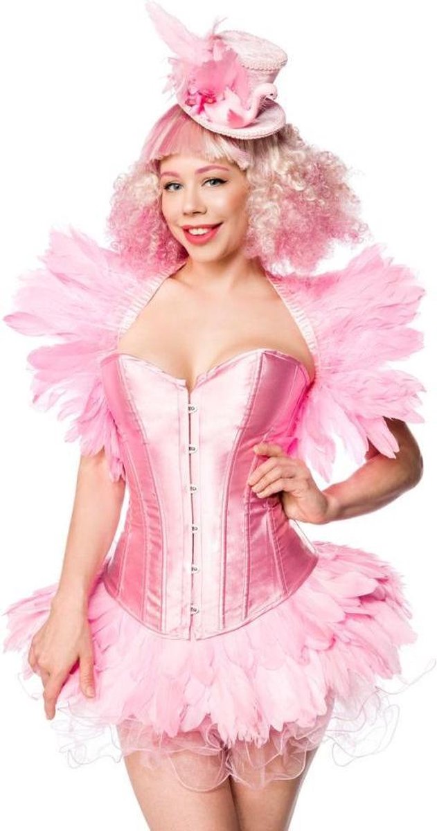 Mask Paradise Kostuum -L- Flamingo Girl Roze