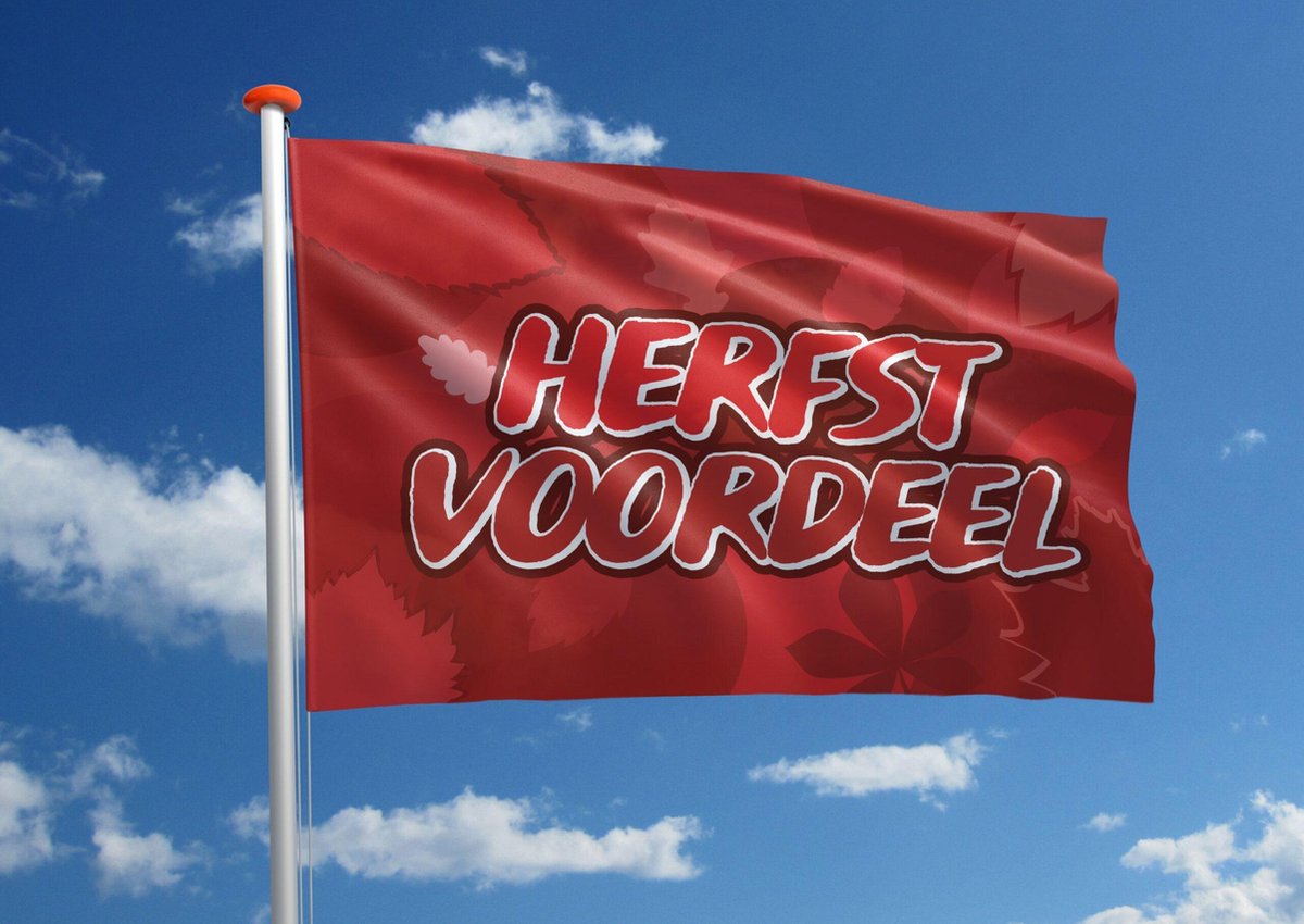 Promotievlag: Herfstvoordeel - 70x100 cm