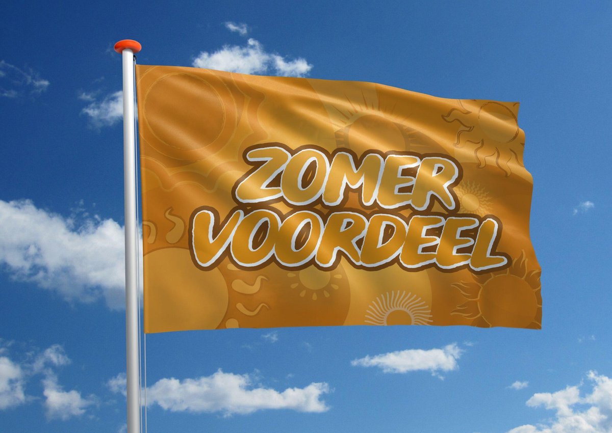 Promotievlag: Zomervoordeel - 70x100 cm