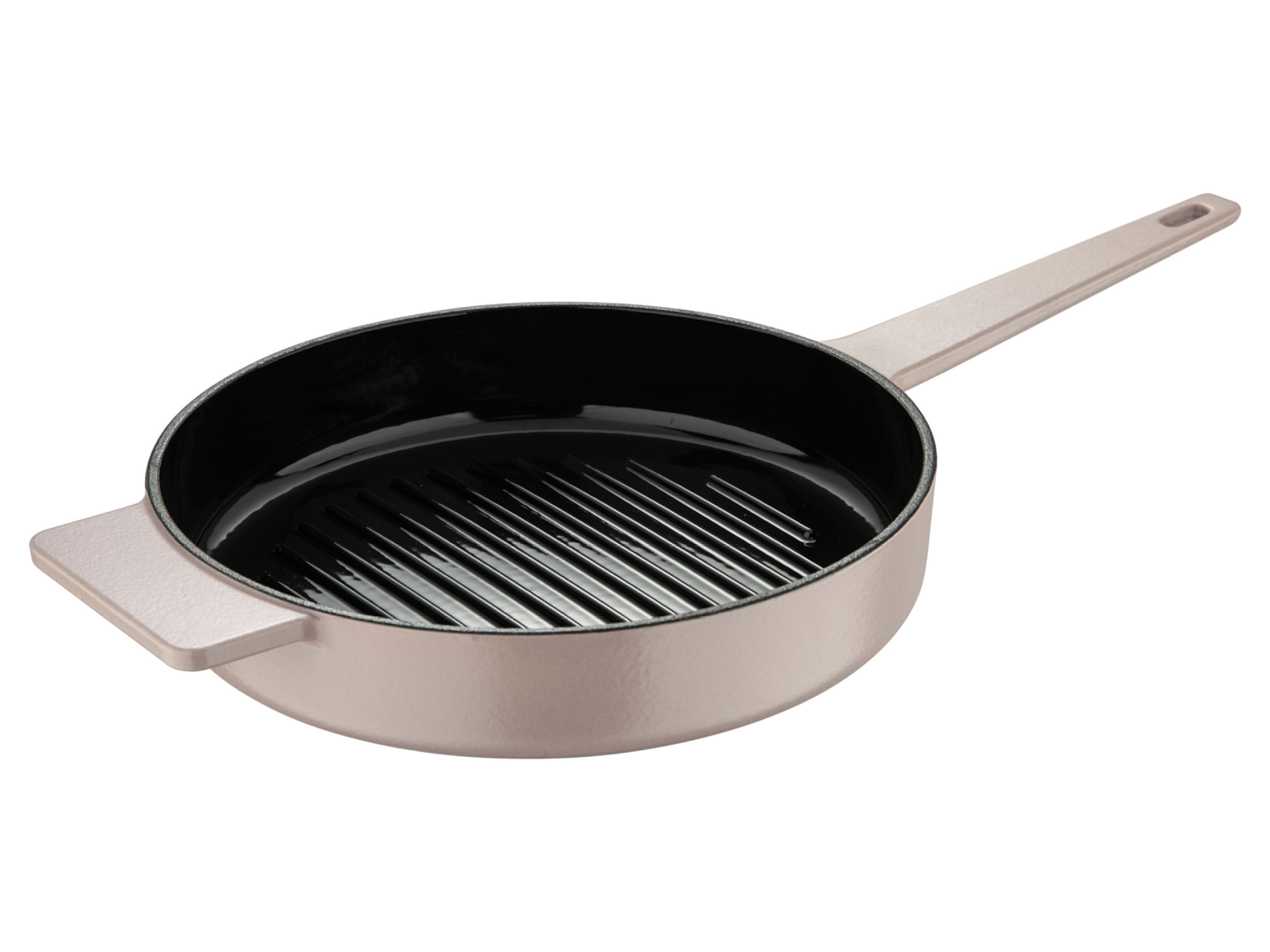 Masterpro Gietijzeren grillpan Ø 25 cm (Beige)