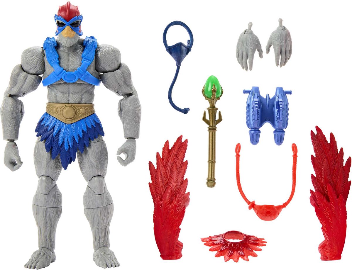 Masters Of The Universe New Eternia Stratos Figuur Veelkleurig