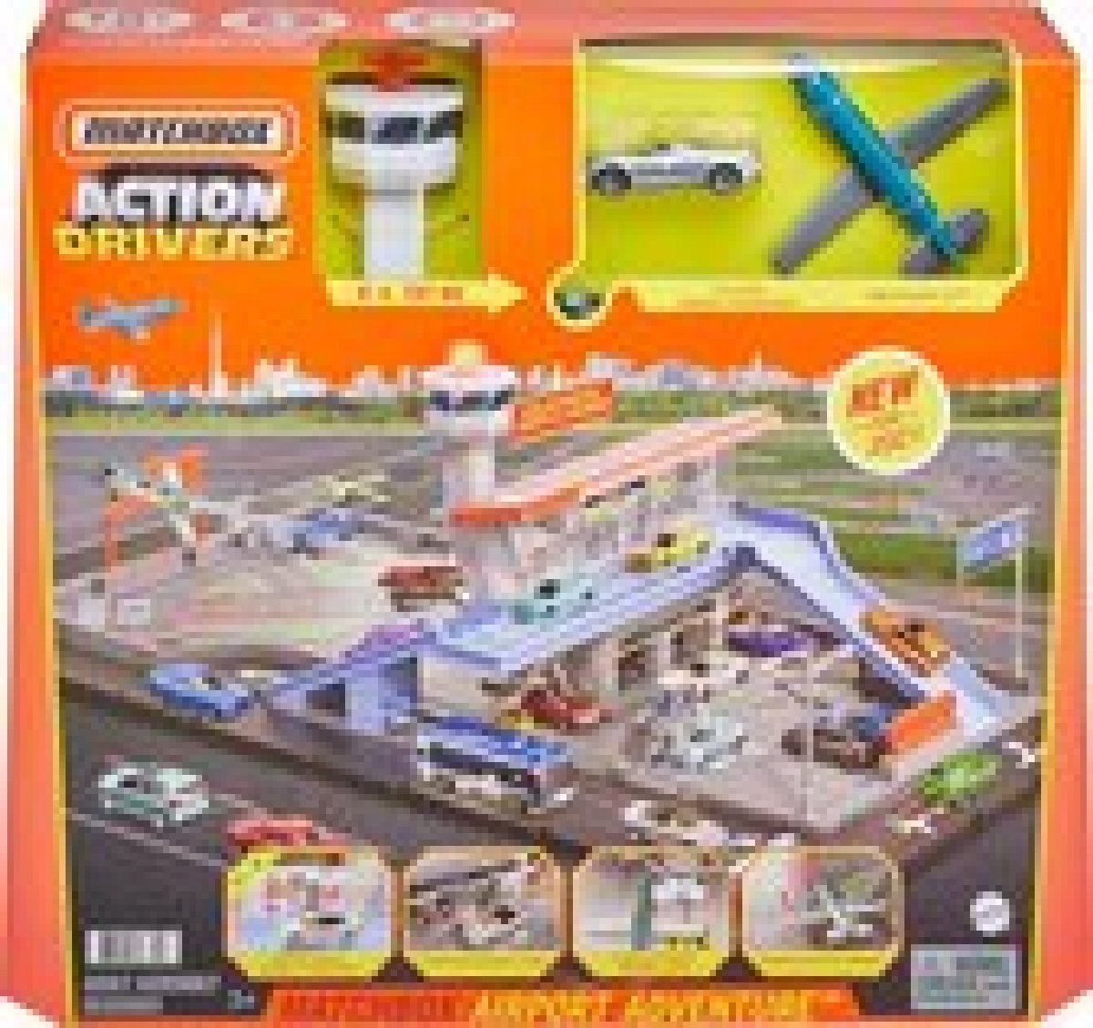 Matchbox Action Drivers Vliegveld - Speelset