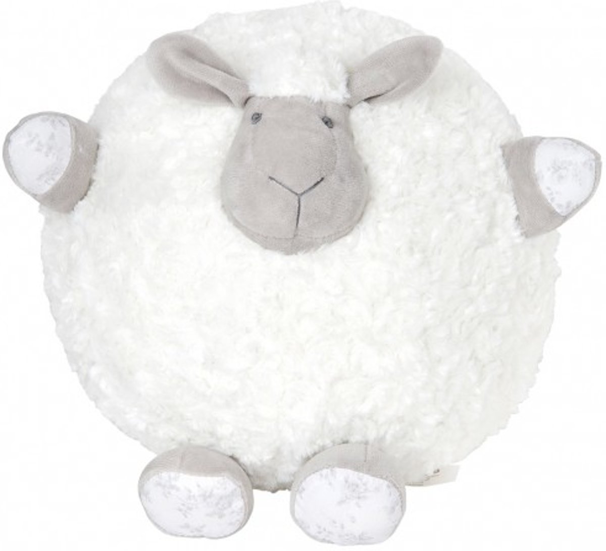 Mathilde M - Knuffel Schaap - Wit Rond - 23 cm