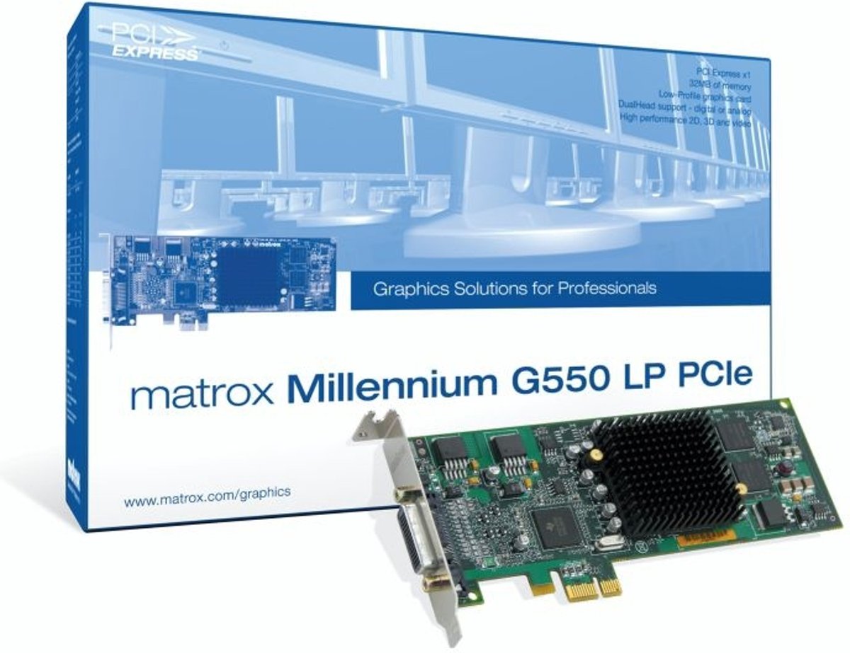 Matrox G55-MDDE32LPDF GDDR videokaart
