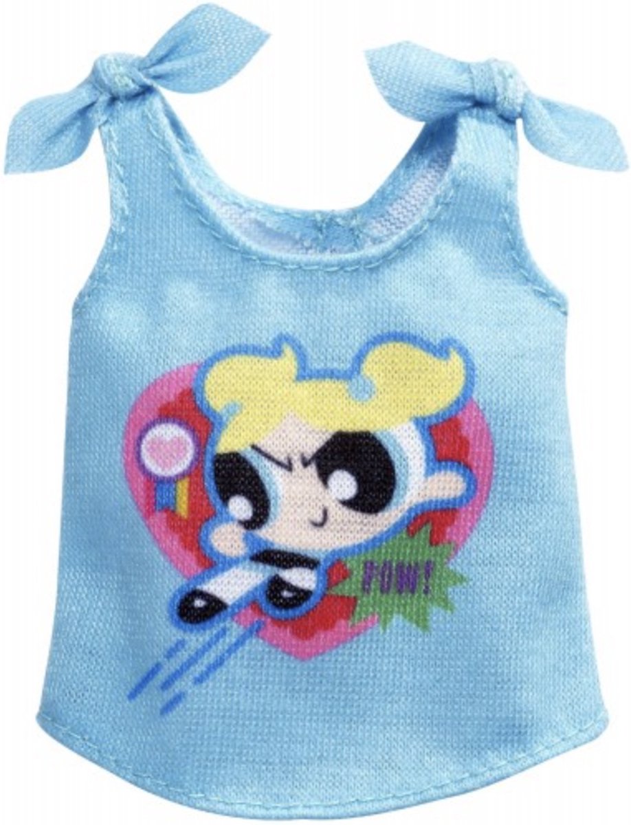 Barbie - PowerPuff Girls - Tienerpop - Shirt - Blauw