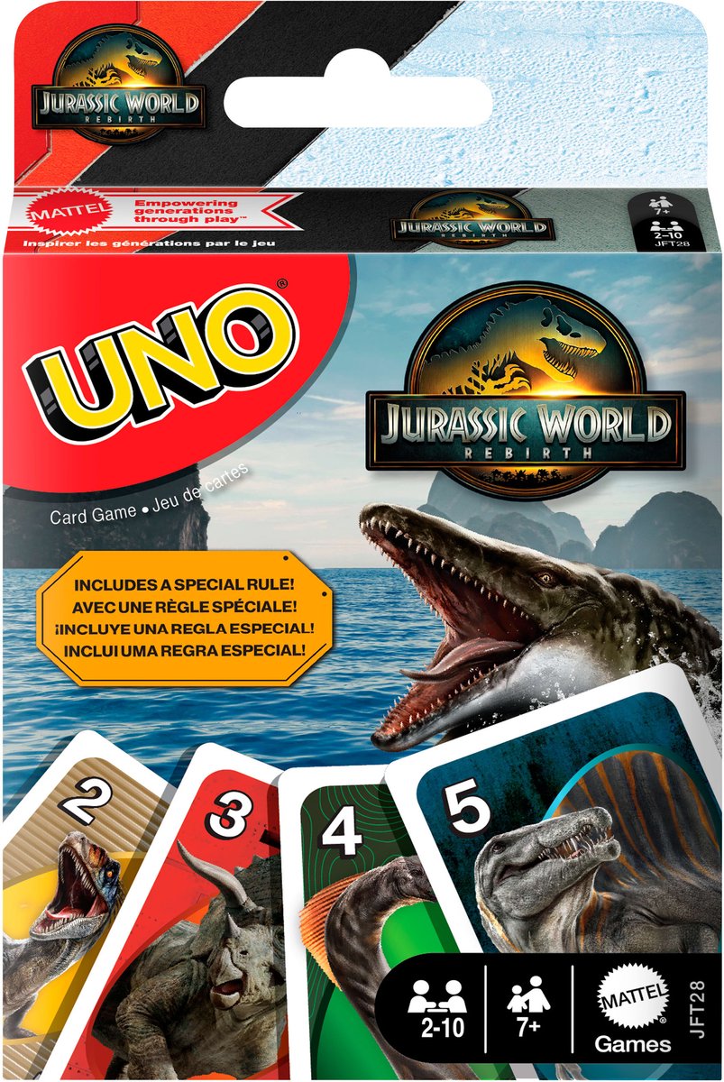   UNO Jurassic World Rebirth Kaartspel