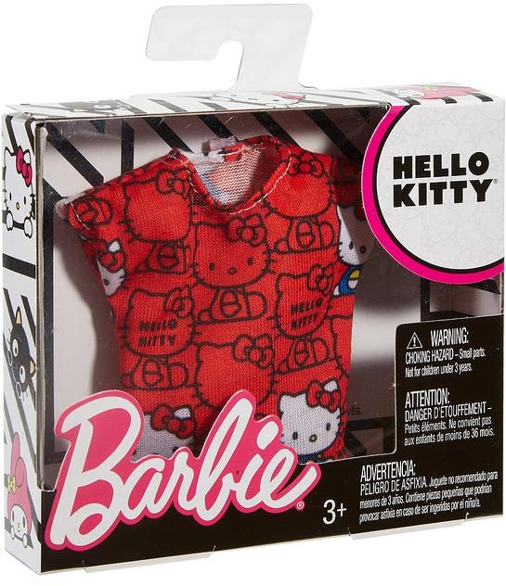 Barbie Kleding - Outfit - Hello Kitty Shirt