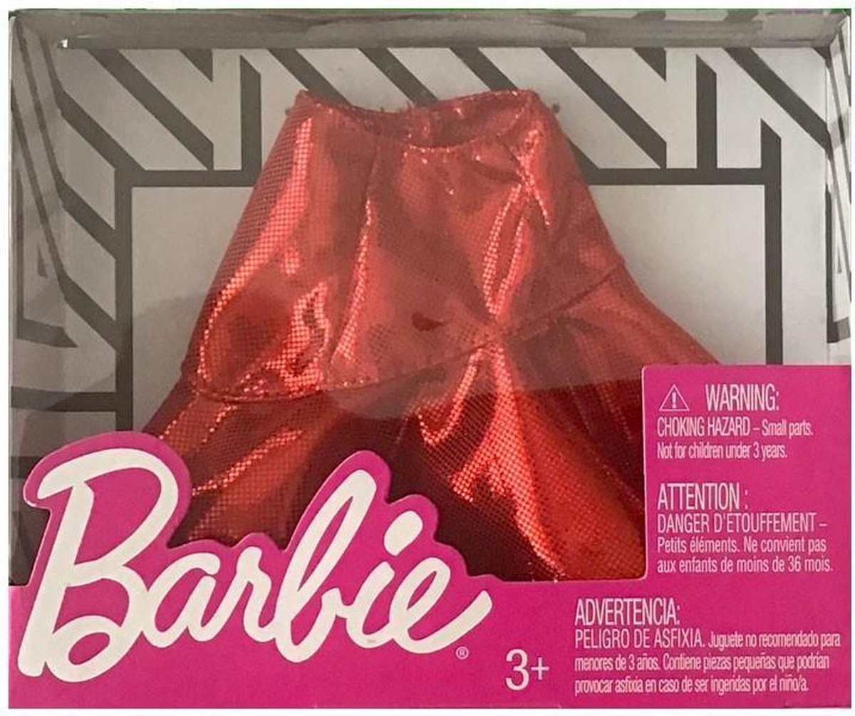 Barbie Kleding - Outfit - Rok Rood