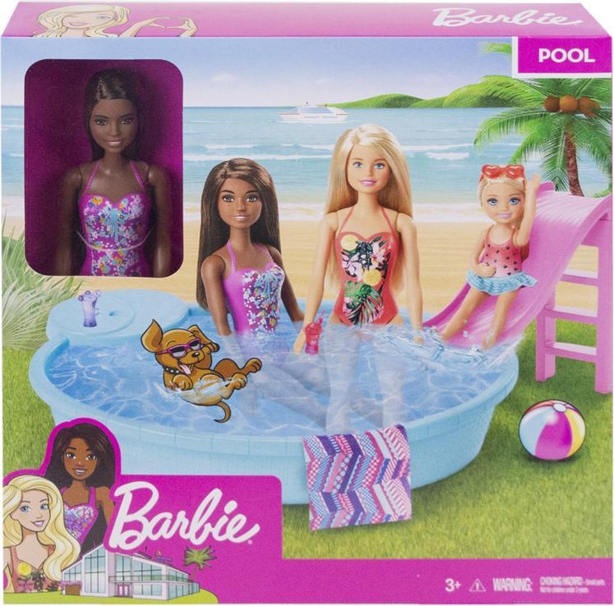 Barbie pop met zwembad