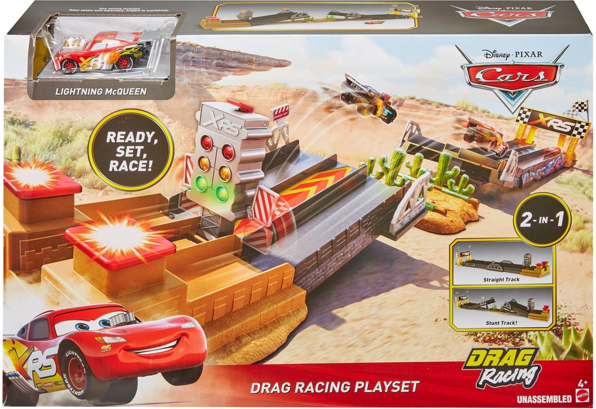 Cars XRS Drag Racing Track Set -  