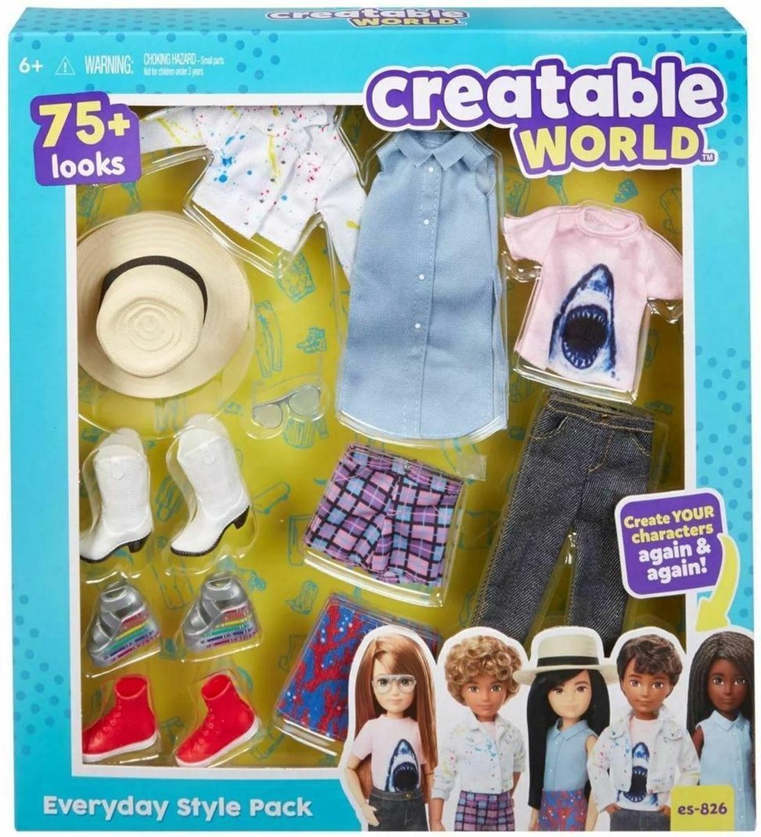 MATTEL CREATABLE WORLD STYLINGSET EVERYDAG STYLE PACK