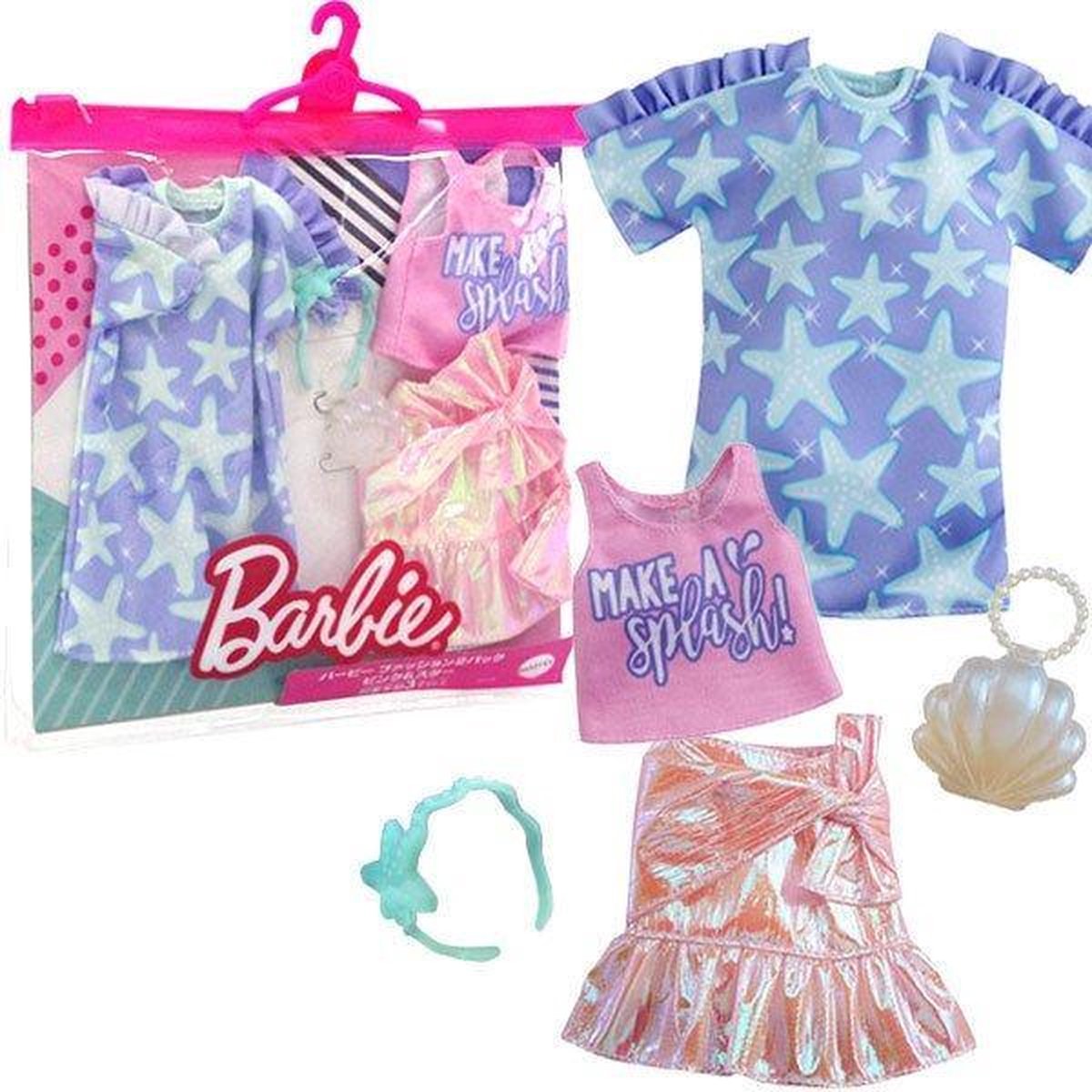 Mattel Barbie summer fashion 2-pack Kleding Make a Splash