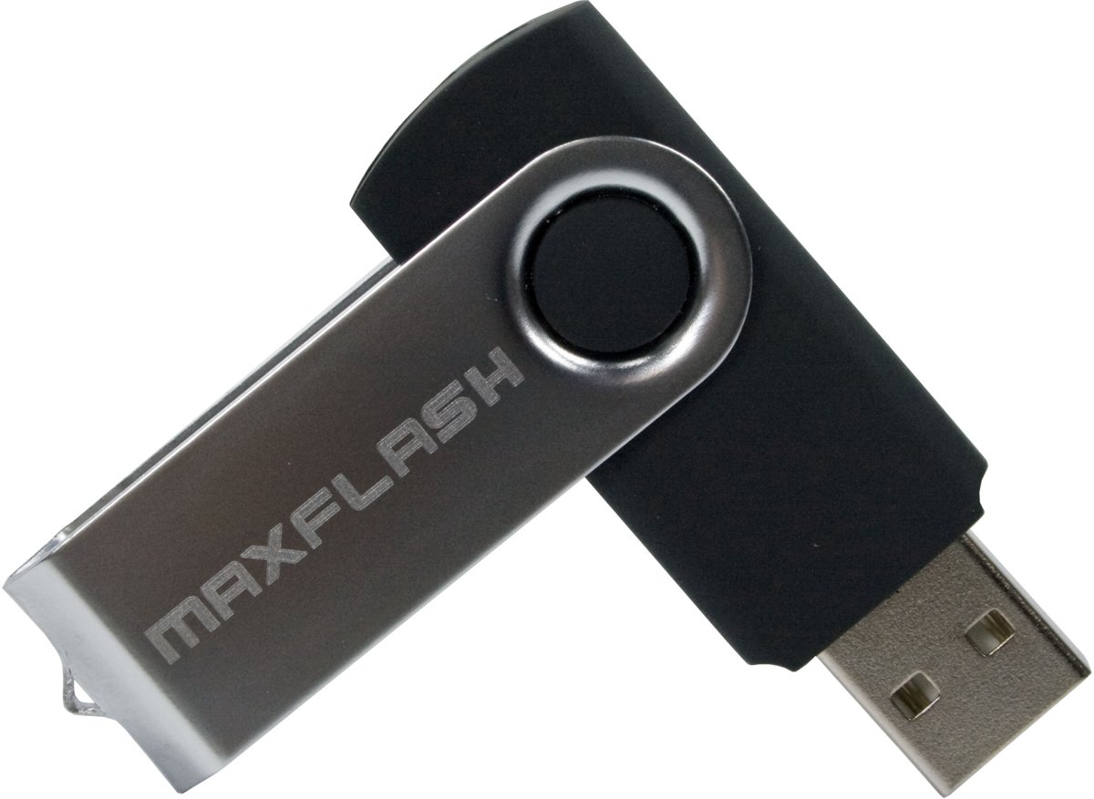 MaxFlash 16 GB USB Drive 2.0 16GB USB 2.0 Zwart USB flash drive