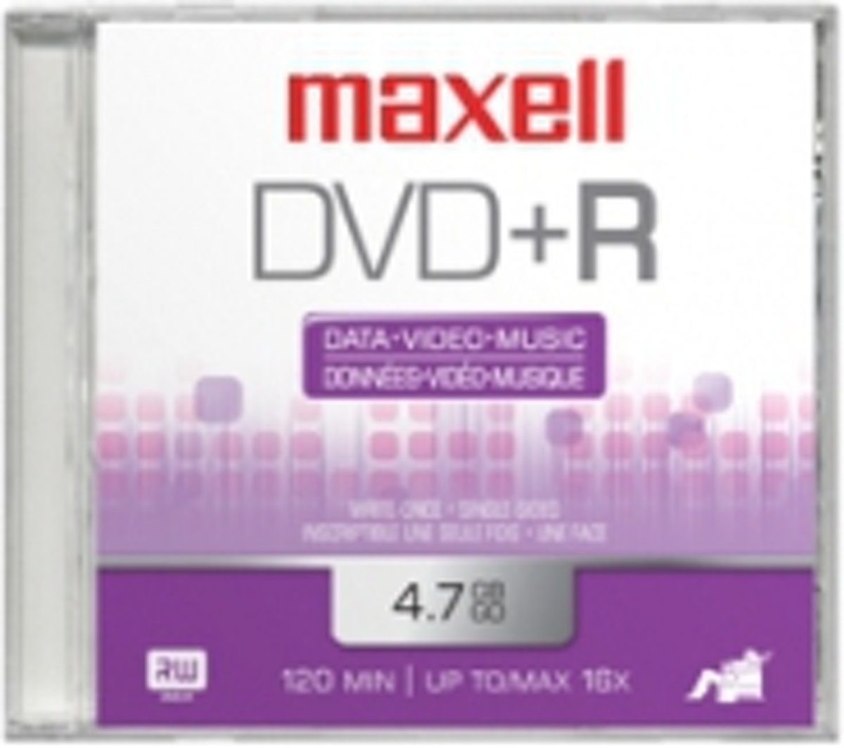 Maxell 275735 4.7GB DVD+R 25stuk(s) lege dvd