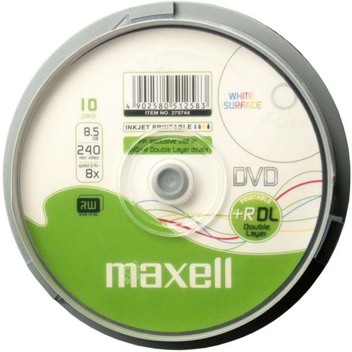 Maxell DVD+R DL 10 Pack